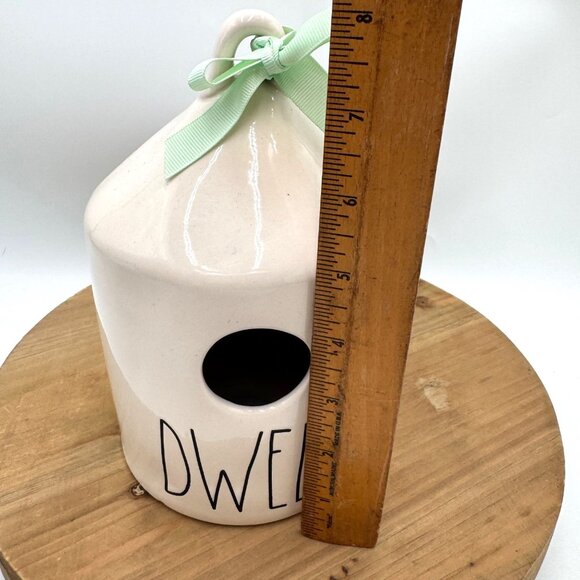 Rae Dunn Artisan Collection By Magenta HOME Birdhouse “DWELL” NWT - Picture 6 of 9